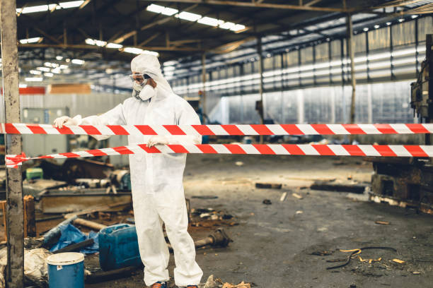 Professional Biohazard technician working in Newton, IA